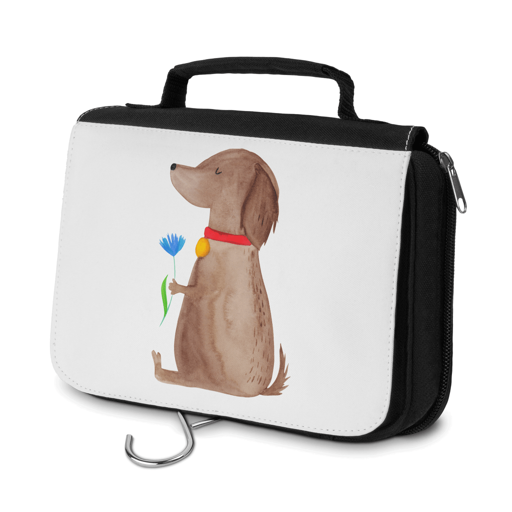 Kulturbeutel Hund Blume Kulturbeutel, Zum Aufhängen, Waschtasche, Kosmetiktasche, Damen, Herren, Aufbewahrungstasche, Schminktasche, Kosmetikbeutel, Organizer, Kulturtasche, Schminkutensil, Hund, Hundemotiv, Haustier, Hunderasse, Tierliebhaber, Hundebesitzer, Sprüche, Hunde, Frauchen, Hundeliebe