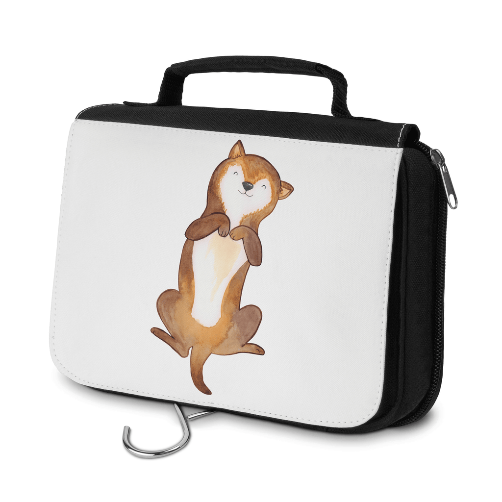 Kulturbeutel Hund Bauchkraulen Kulturbeutel, Zum Aufhängen, Waschtasche, Kosmetiktasche, Damen, Herren, Aufbewahrungstasche, Schminktasche, Kosmetikbeutel, Organizer, Kulturtasche, Schminkutensil, Hund, Hundemotiv, Haustier, Hunderasse, Tierliebhaber, Hundebesitzer, Sprüche, Hunde, Hundeliebe, Hundewelpe, Bauchkraulen