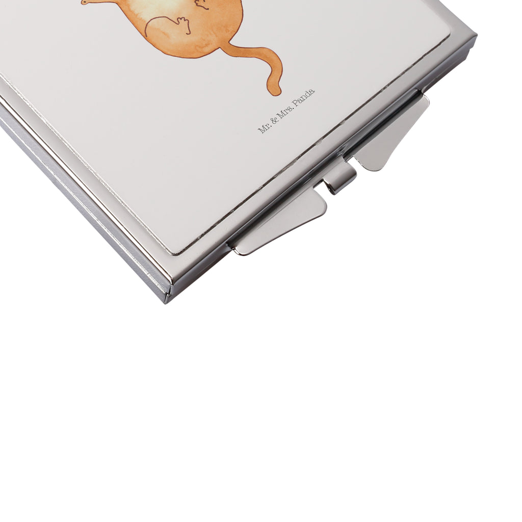 Handtaschenspiegel quadratisch Katzen Umarmen Spiegel, Handtasche, Quadrat, silber, schminken, Schminkspiegel, Katze, Katzenmotiv, Katzenfan, Katzendeko, Katzenfreund, Katzenliebhaber, Katzenprodukte, Katzenartikel, Katzenaccessoires, Katzensouvenirs, Katzenliebhaberprodukte, Katzenmotive, Katzen, Kater, Mietze, Cat, Cats, Katzenhalter, Katzenbesitzerin, Haustier, Freundin, Freunde, beste Freunde, Liebe, Katzenliebe, Familie