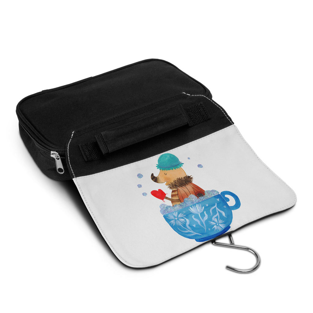 Kulturbeutel Nachtfalter Schaumbad Kulturbeutel, Zum Aufhängen, Waschtasche, Kosmetiktasche, Damen, Herren, Aufbewahrungstasche, Schminktasche, Kosmetikbeutel, Organizer, Kulturtasche, Schminkutensil, Tiermotive, Gute Laune, lustige Sprüche, Tiere, Nachtfalter, Schaumbad, Badezimmer, Bad, WC, Badezimmerdeko, Baden, Tasse, Träumen, verträumt, Ziele, Zeitmanagement