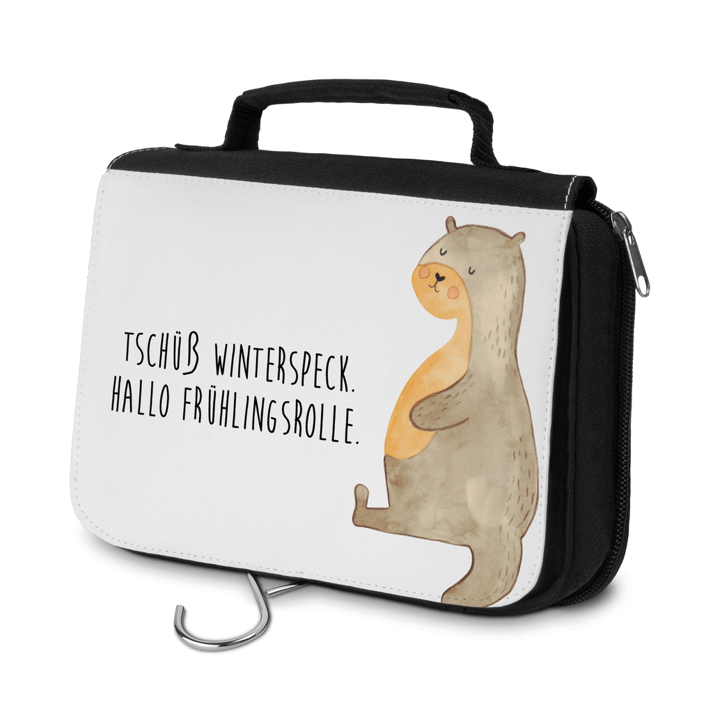 Kulturbeutel Otter Bauch Kulturbeutel, Zum Aufhängen, Waschtasche, Kosmetiktasche, Damen, Herren, Aufbewahrungstasche, Schminktasche, Kosmetikbeutel, Organizer, Kulturtasche, Schminkutensil, Otter, Fischotter, Seeotter, Otter Seeotter See Otter