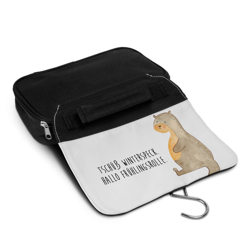 Kulturbeutel Otter Bauch Kulturbeutel, Zum Aufhängen, Waschtasche, Kosmetiktasche, Damen, Herren, Aufbewahrungstasche, Schminktasche, Kosmetikbeutel, Organizer, Kulturtasche, Schminkutensil, Otter, Fischotter, Seeotter, Otter Seeotter See Otter