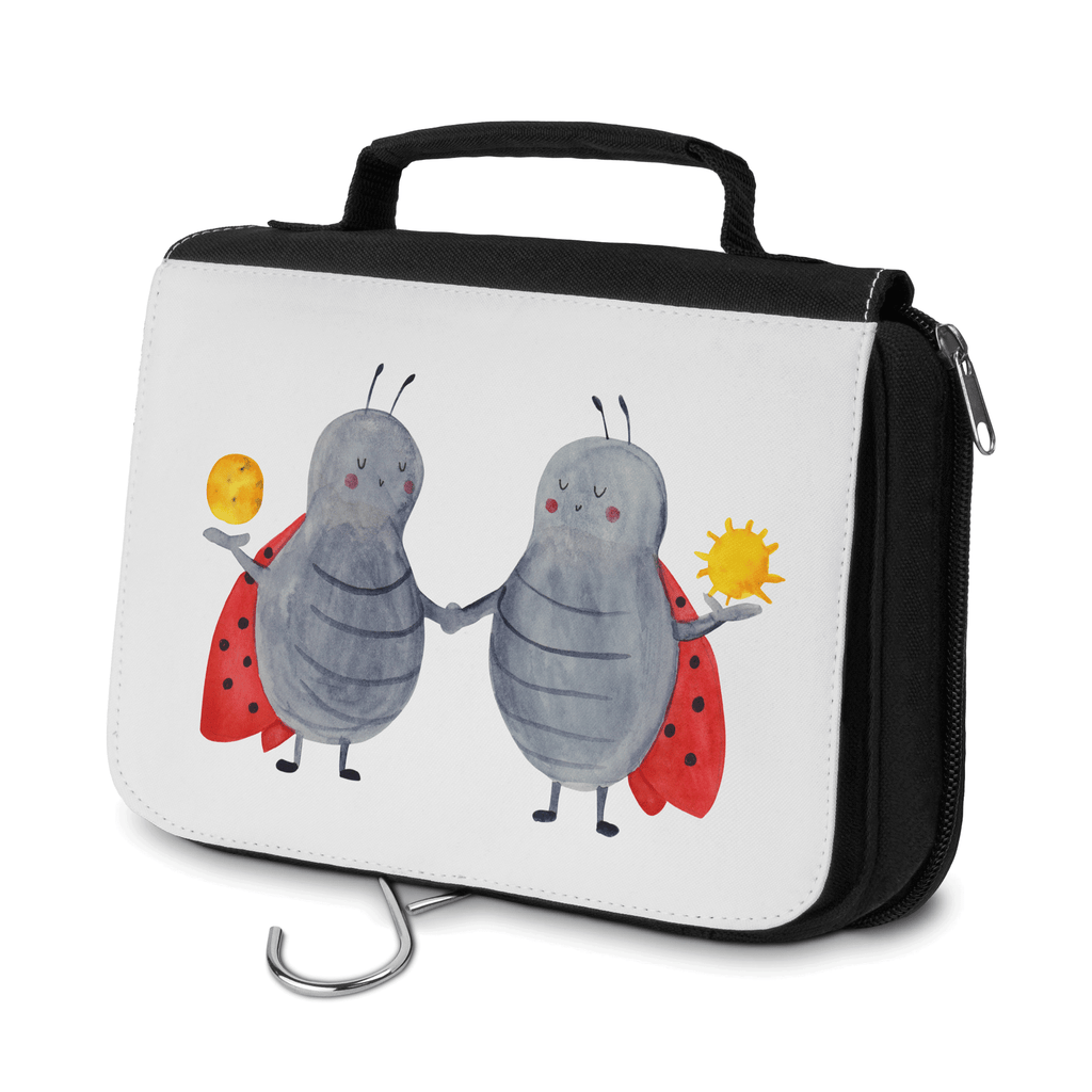Kulturbeutel Sternzeichen Zwilling Kulturbeutel, Zum Aufhängen, Waschtasche, Kosmetiktasche, Damen, Herren, Aufbewahrungstasche, Schminktasche, Kosmetikbeutel, Organizer, Kulturtasche, Schminkutensil, Tierkreiszeichen, Sternzeichen, Horoskop, Astrologie, Aszendent, Zwillinge, Zwilling Geschenk, Zwilling Sternzeichen, Geburtstag Mai, Geschenk Mai, Geschenk Juni, Marienkäfer, Glückskäfer, Zwillingsbruder, Zwillingsschwester