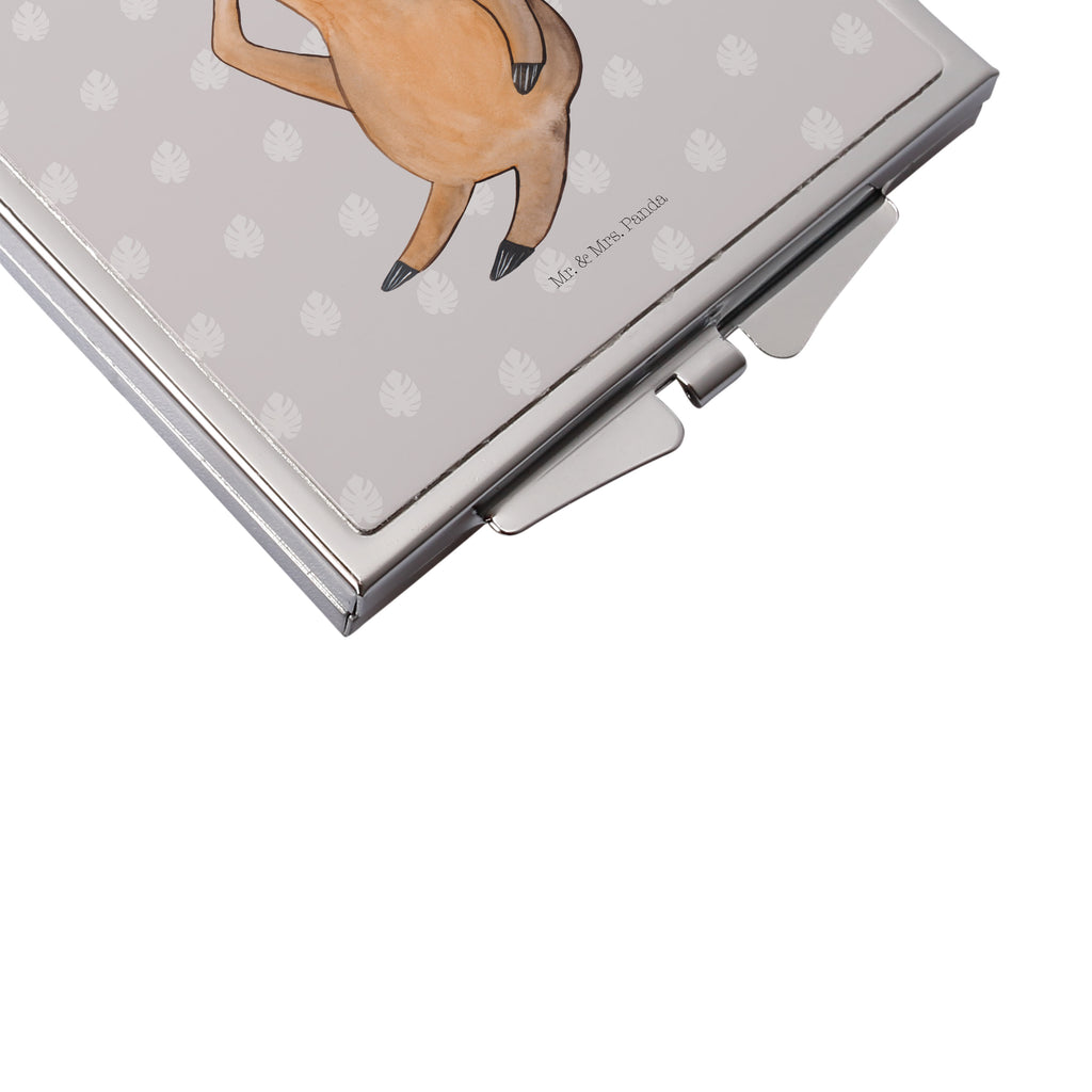 Handtaschenspiegel quadratisch Faultier Vogel zeigen Spiegel, Handtasche, Quadrat, silber, schminken, Schminkspiegel, Faultier, Faultier Geschenk, Faultier Deko, Faultiere, faul, Lieblingstier, Spinner, früher Vogel, der frühe Vogel, Frühaufsteher, Morgenmuffel, Vogel, Faultierwelt