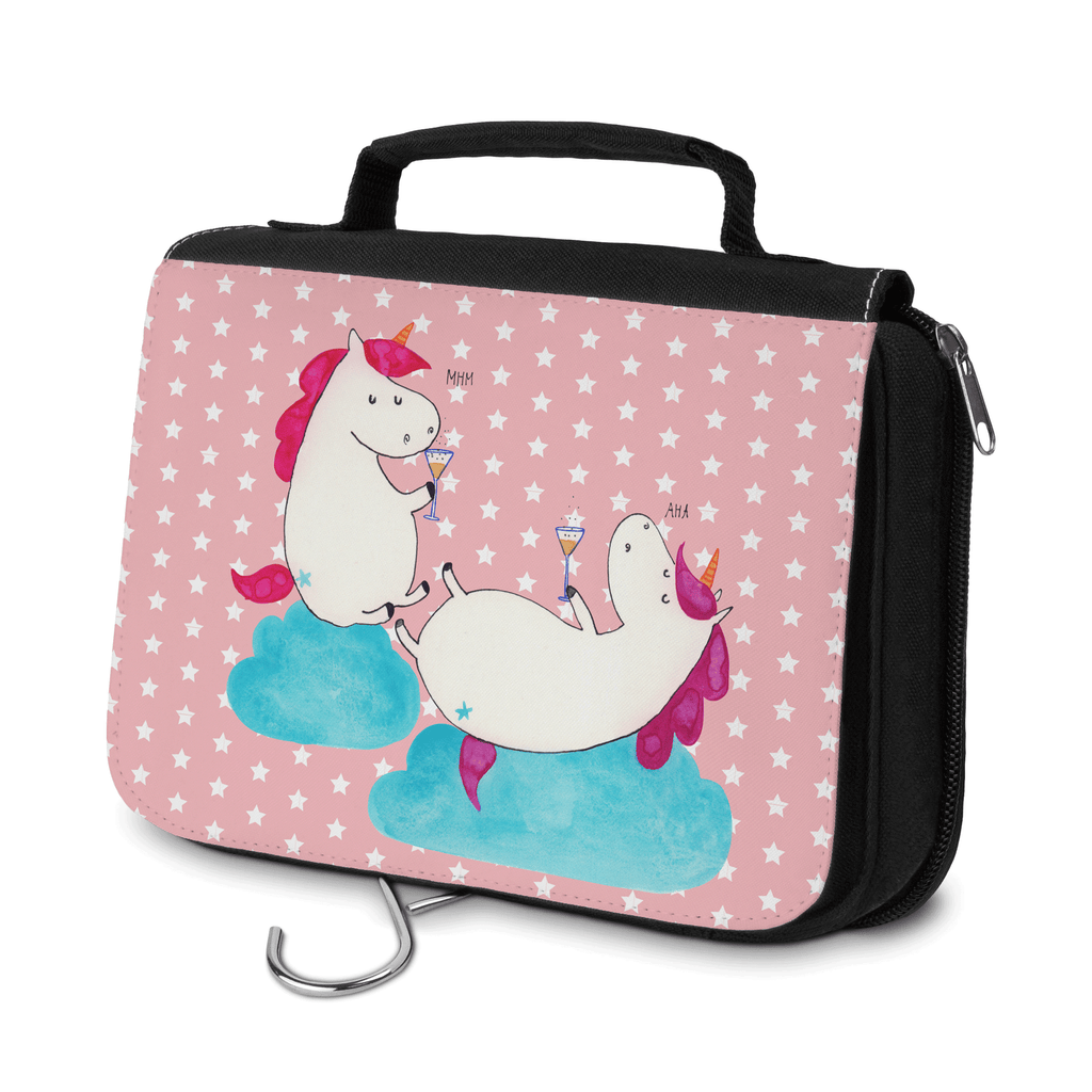 Kulturbeutel Einhörner Sekt Kulturbeutel, Zum Aufhängen, Waschtasche, Kosmetiktasche, Damen, Herren, Aufbewahrungstasche, Schminktasche, Kosmetikbeutel, Organizer, Kulturtasche, Schminkutensil, Einhorn, Einhörner, Einhorn Deko, Pegasus, Unicorn, Freundinnen, Freundin, BFF, Sekt, Mädelsabend, Spaß, Party, Korken, Anstoßen, Beste