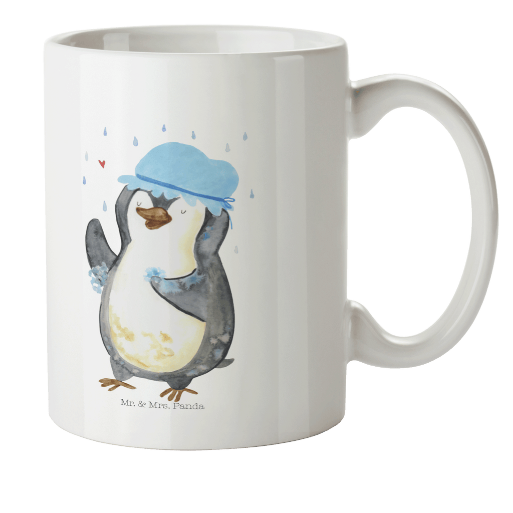 Kindertasse Pinguin duscht Kunststoff Tasse, Kindergarten, Tasse, Trinkbecher, Camping Becher, Kaffeetasse, Kunststoffbecher, Kindergartenbecher, Outdoorgeschirr, Kunststoffgeschirr, Reisebecher, Reisetasse, Kinderbecher, Pinguin, Pinguine, Dusche, duschen, Lebensmotto, Motivation, Neustart, Neuanfang, glücklich sein