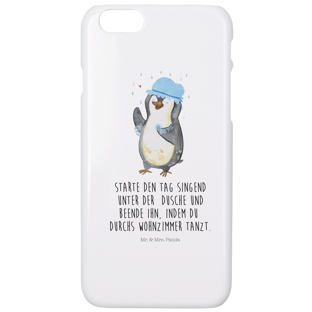 Iphone 8 Handyhülle Pinguin duscht Handyhülle, Handycover, Cover, Handy, Hülle, Iphone 8, Iphone 8S, Pinguin, Pinguine, Dusche, duschen, Lebensmotto, Motivation, Neustart, Neuanfang, glücklich sein