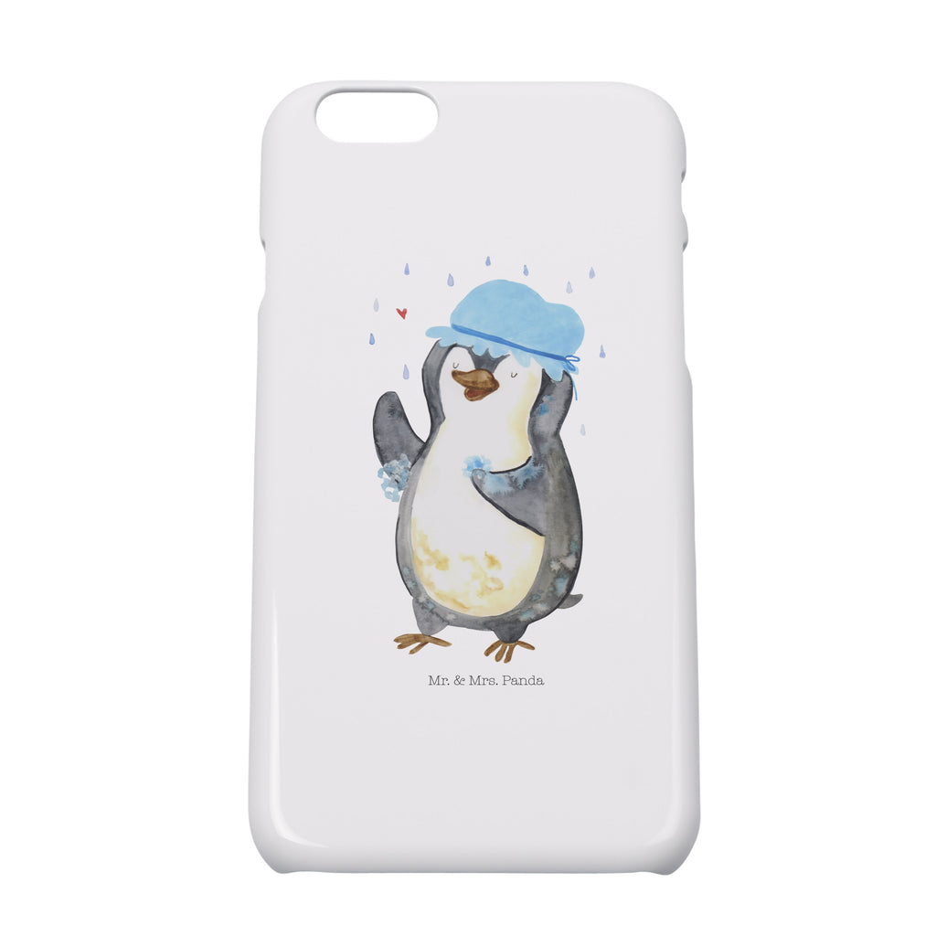 Iphone 8 Handyhülle Pinguin duscht Handyhülle, Handycover, Cover, Handy, Hülle, Iphone 8, Iphone 8S, Pinguin, Pinguine, Dusche, duschen, Lebensmotto, Motivation, Neustart, Neuanfang, glücklich sein