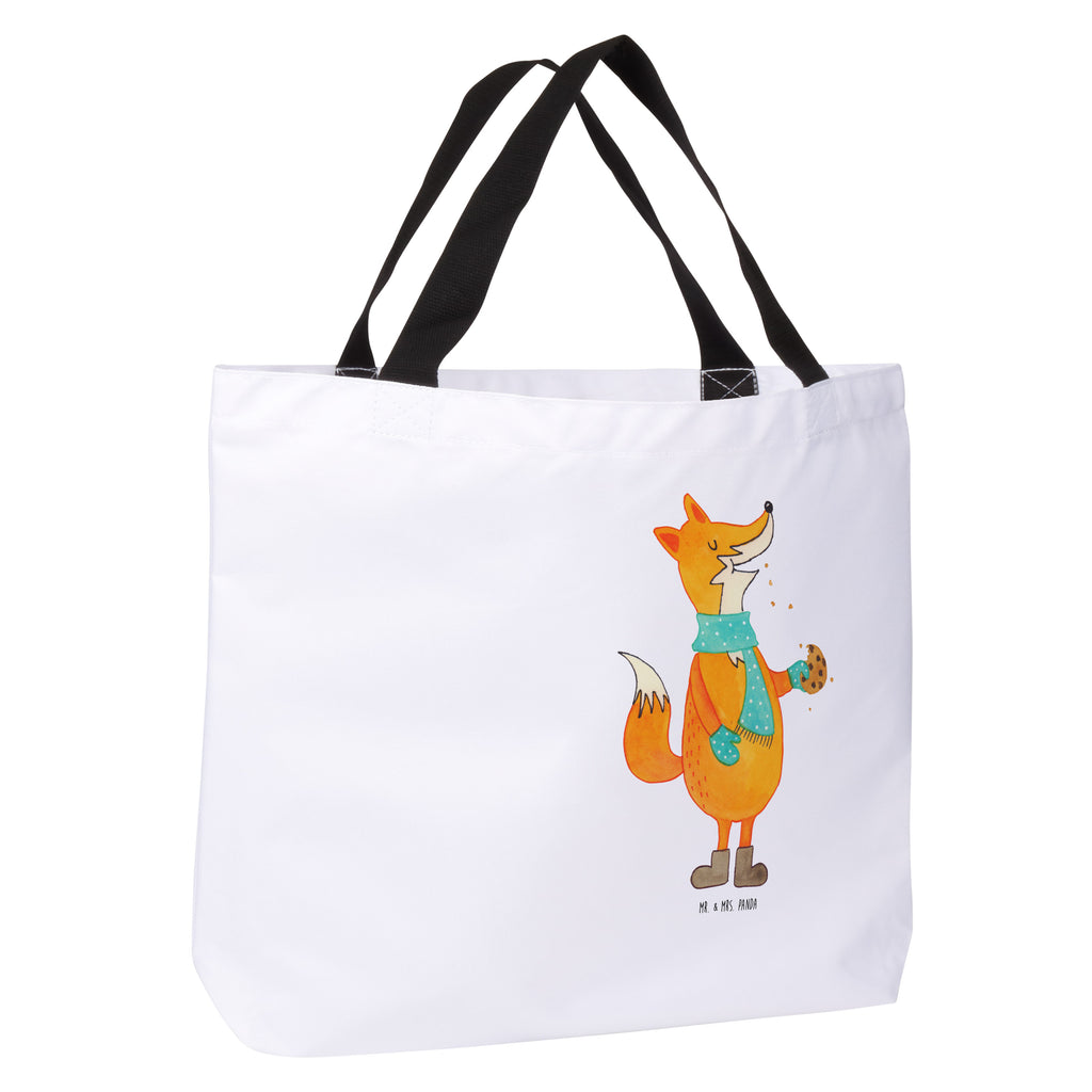 Shopper Fuchs Keks Beutel, Einkaufstasche, Tasche, Strandtasche, Einkaufsbeutel, Shopper, Schultasche, Freizeittasche, Tragebeutel, Schulbeutel, Alltagstasche, Fuchs, Füchse, Backen Spruch, Kekse, Winter, Weihnachtszeit, Plätzchen, Liebe, Küche Deko