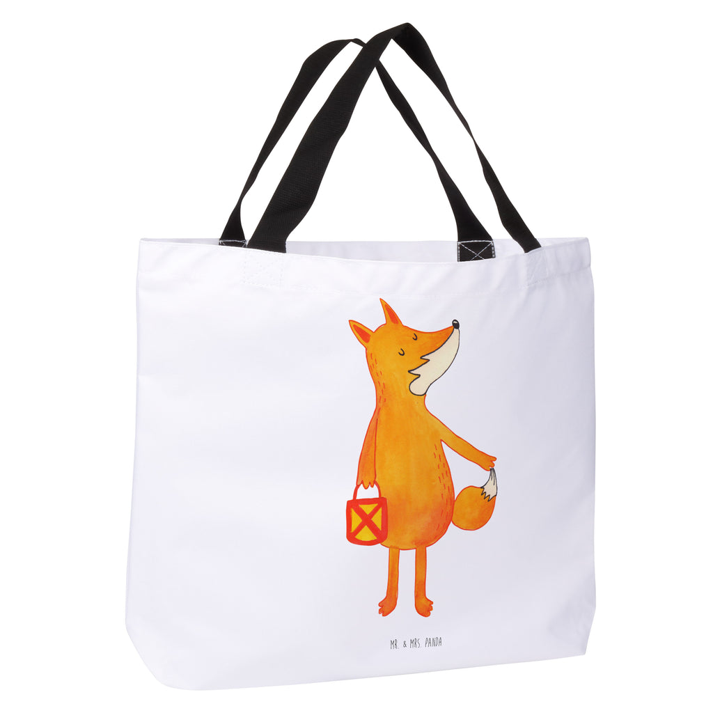 Shopper Fuchs Laterne Beutel, Einkaufstasche, Tasche, Strandtasche, Einkaufsbeutel, Shopper, Schultasche, Freizeittasche, Tragebeutel, Schulbeutel, Alltagstasche, Fuchs, Füchse, Spruch trösten, Liebeskummer Spruch, Laterne, Sankt Martin, Laternenumzug, Aufmuntern, Cäsar Otto Hugo Flaischlen
