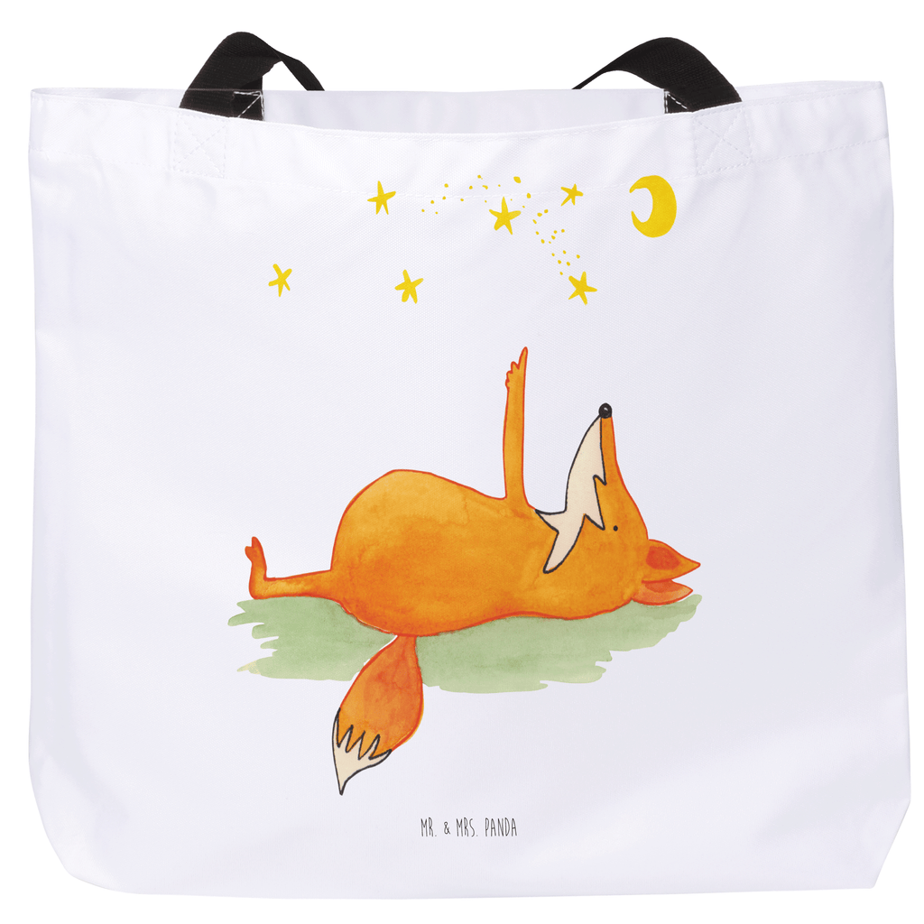Shopper Fuchs Sterne Beutel, Einkaufstasche, Tasche, Strandtasche, Einkaufsbeutel, Shopper, Schultasche, Freizeittasche, Tragebeutel, Schulbeutel, Alltagstasche, Fuchs, Füchse, tröstende Worte, Spruch positiv, Spruch schön, Romantik, Always Look on the Bright Side of Life