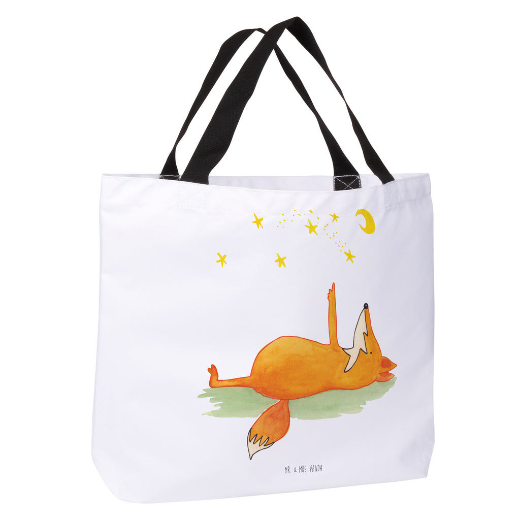 Shopper Fuchs Sterne Beutel, Einkaufstasche, Tasche, Strandtasche, Einkaufsbeutel, Shopper, Schultasche, Freizeittasche, Tragebeutel, Schulbeutel, Alltagstasche, Fuchs, Füchse, tröstende Worte, Spruch positiv, Spruch schön, Romantik, Always Look on the Bright Side of Life