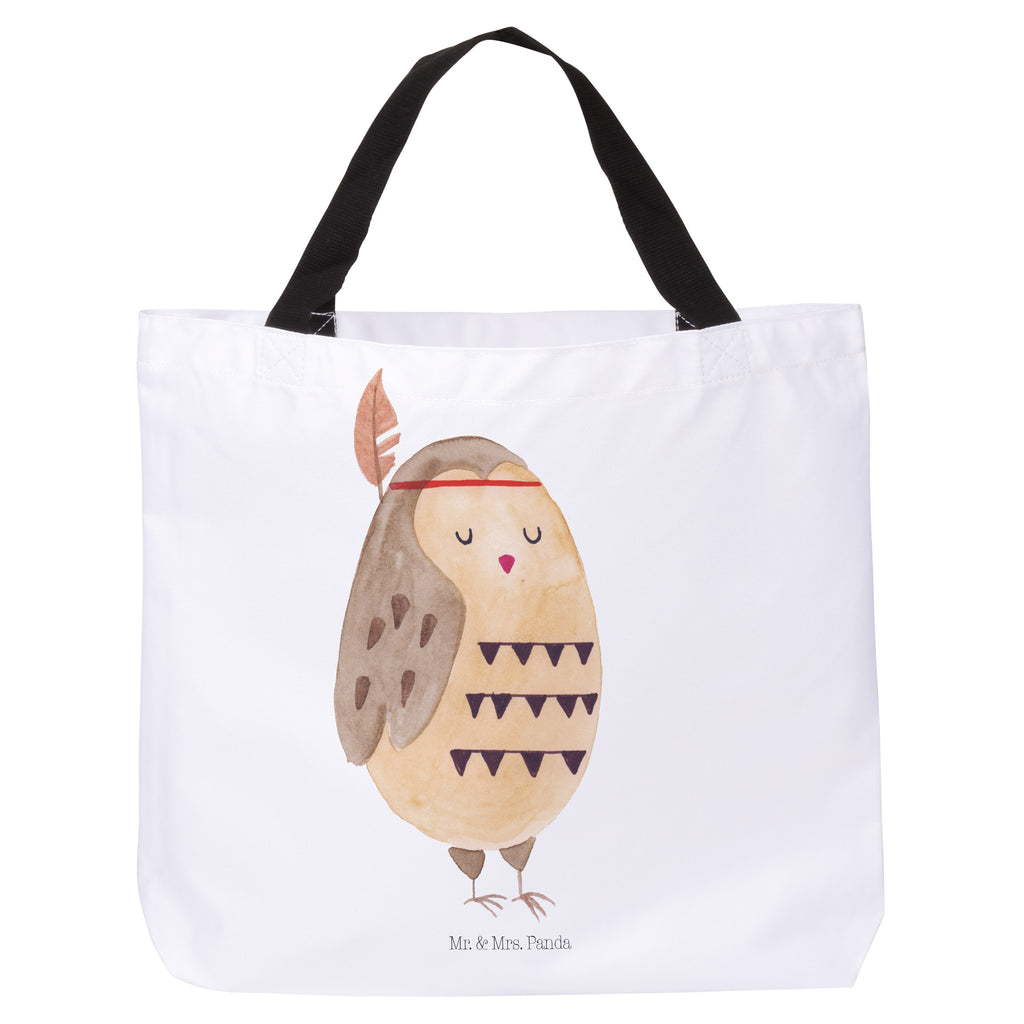 Shopper Eule Federschmuck Beutel, Einkaufstasche, Tasche, Strandtasche, Einkaufsbeutel, Shopper, Schultasche, Freizeittasche, Tragebeutel, Schulbeutel, Alltagstasche, Eule, Eule Deko, Owl, Das Leben ist ein Abenteuer, Reisespruch, Federschmuck, Dekoration