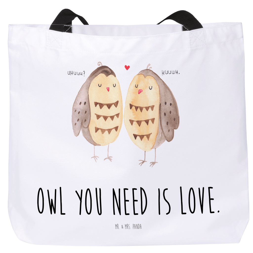 Shopper Eule Liebe Beutel, Einkaufstasche, Tasche, Strandtasche, Einkaufsbeutel, Shopper, Schultasche, Freizeittasche, Tragebeutel, Schulbeutel, Alltagstasche, Eule, Eule Deko, Liebe, Hochzeit Spruch, Owl, All you need is love, Liebe Spruch, Freundin Geschenk, Freund, Wortspiel lustig