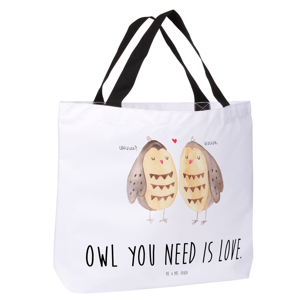 Shopper Eule Liebe Beutel, Einkaufstasche, Tasche, Strandtasche, Einkaufsbeutel, Shopper, Schultasche, Freizeittasche, Tragebeutel, Schulbeutel, Alltagstasche, Eule, Eule Deko, Liebe, Hochzeit Spruch, Owl, All you need is love, Liebe Spruch, Freundin Geschenk, Freund, Wortspiel lustig