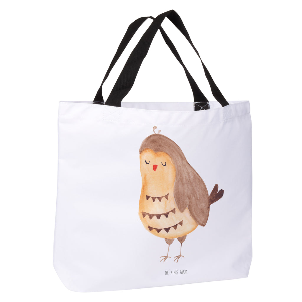 Shopper Eule Zufrieden Beutel, Einkaufstasche, Tasche, Strandtasche, Einkaufsbeutel, Shopper, Schultasche, Freizeittasche, Tragebeutel, Schulbeutel, Alltagstasche, Eule, Eule Spruch, Eule deko, Owl, Liebe Spruch, Romantisch, Wortspiel lustig, Spruch schön, Geschenk Hochzeitstag