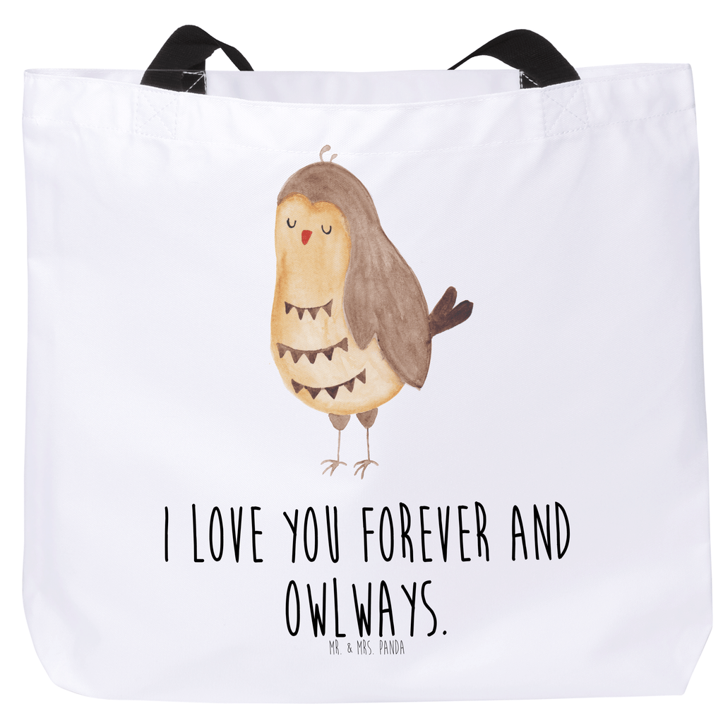 Shopper Eule Zufrieden Beutel, Einkaufstasche, Tasche, Strandtasche, Einkaufsbeutel, Shopper, Schultasche, Freizeittasche, Tragebeutel, Schulbeutel, Alltagstasche, Eule, Eule Spruch, Eule deko, Owl, Liebe Spruch, Romantisch, Wortspiel lustig, Spruch schön, Geschenk Hochzeitstag