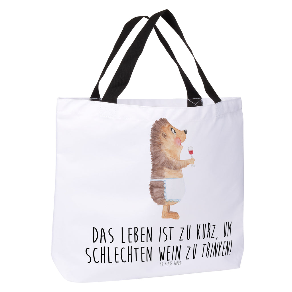 Shopper Igel mit Wein Beutel, Einkaufstasche, Tasche, Strandtasche, Einkaufsbeutel, Shopper, Schultasche, Freizeittasche, Tragebeutel, Schulbeutel, Alltagstasche, Tiermotive, Gute Laune, lustige Sprüche, Tiere, Wein Spruch, Igel, Geschenk Weintrinker, Geschenk Weinliebhaber, Wein Deko, Weinglas, Rotwein, Weißwein, Wein trinken