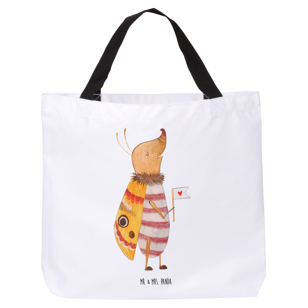 Shopper Nachtfalter mit Fähnchen Beutel, Einkaufstasche, Tasche, Strandtasche, Einkaufsbeutel, Shopper, Schultasche, Freizeittasche, Tragebeutel, Schulbeutel, Alltagstasche, Tiermotive, Gute Laune, lustige Sprüche, Tiere, Nachtfalter, Käfer, Spruch lustig, Spruch witzig, süß, niedlich, Küche Deko, Was kostet die Welt