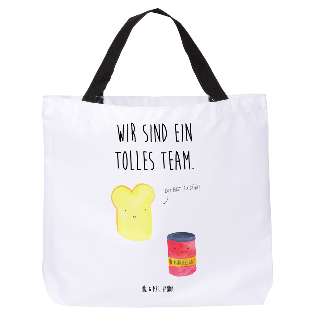 Shopper Toast & Marmelade Beutel, Einkaufstasche, Tasche, Strandtasche, Einkaufsbeutel, Shopper, Schultasche, Freizeittasche, Tragebeutel, Schulbeutel, Alltagstasche, Tiermotive, Gute Laune, lustige Sprüche, Tiere, Toast, Marmelade, Dreamteam, süße Postkarte, süß, Küche Deko, Küche Spruch, Frühstück Einladung, Brot, Toastbrot