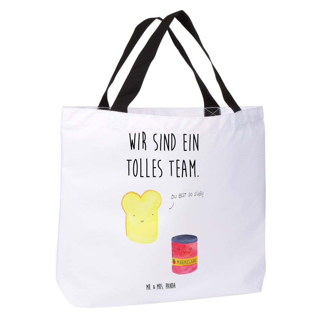 Shopper Toast & Marmelade Beutel, Einkaufstasche, Tasche, Strandtasche, Einkaufsbeutel, Shopper, Schultasche, Freizeittasche, Tragebeutel, Schulbeutel, Alltagstasche, Tiermotive, Gute Laune, lustige Sprüche, Tiere, Toast, Marmelade, Dreamteam, süße Postkarte, süß, Küche Deko, Küche Spruch, Frühstück Einladung, Brot, Toastbrot