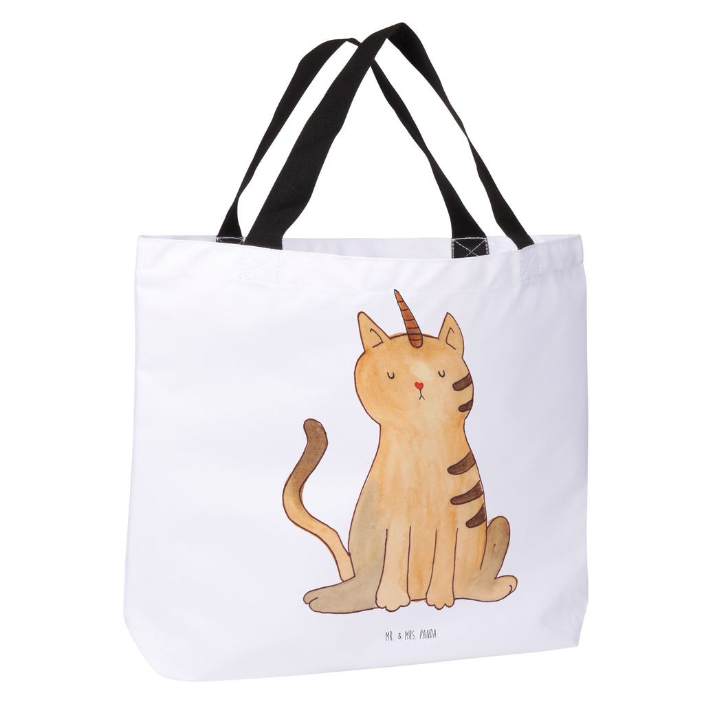 Shopper Einhorn Katze Beutel, Einkaufstasche, Tasche, Strandtasche, Einkaufsbeutel, Shopper, Schultasche, Freizeittasche, Tragebeutel, Schulbeutel, Alltagstasche, Einhorn, Einhörner, Einhorn Deko, Pegasus, Unicorn, Katzer, Mieze, Regenbogen, Glitzer, Einhornpower, Erwachsenwerden, Katze, Katzenhorn, Einhornkatze, Kittyhorn