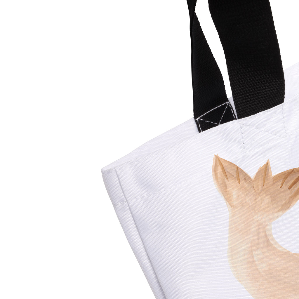 Shopper Robbe liegend Beutel, Einkaufstasche, Tasche, Strandtasche, Einkaufsbeutel, Shopper, Schultasche, Freizeittasche, Tragebeutel, Schulbeutel, Alltagstasche, Tiermotive, Gute Laune, lustige Sprüche, Tiere, Robbe, Robben, Seehund, Strand, Meerestier, Ostsee, Nordsee, Lachen, Freude