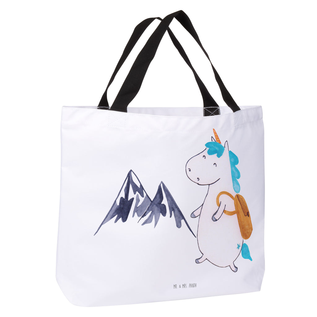 Shopper Einhorn Bergsteiger Beutel, Einkaufstasche, Tasche, Strandtasche, Einkaufsbeutel, Shopper, Schultasche, Freizeittasche, Tragebeutel, Schulbeutel, Alltagstasche, Einhorn, Einhörner, Einhorn Deko, Pegasus, Unicorn, Bergsteiger, Abenteuer, Berge, Abenteurer, Weltenbummler, Weltreise, Reisen, Urlaub, Entdecker