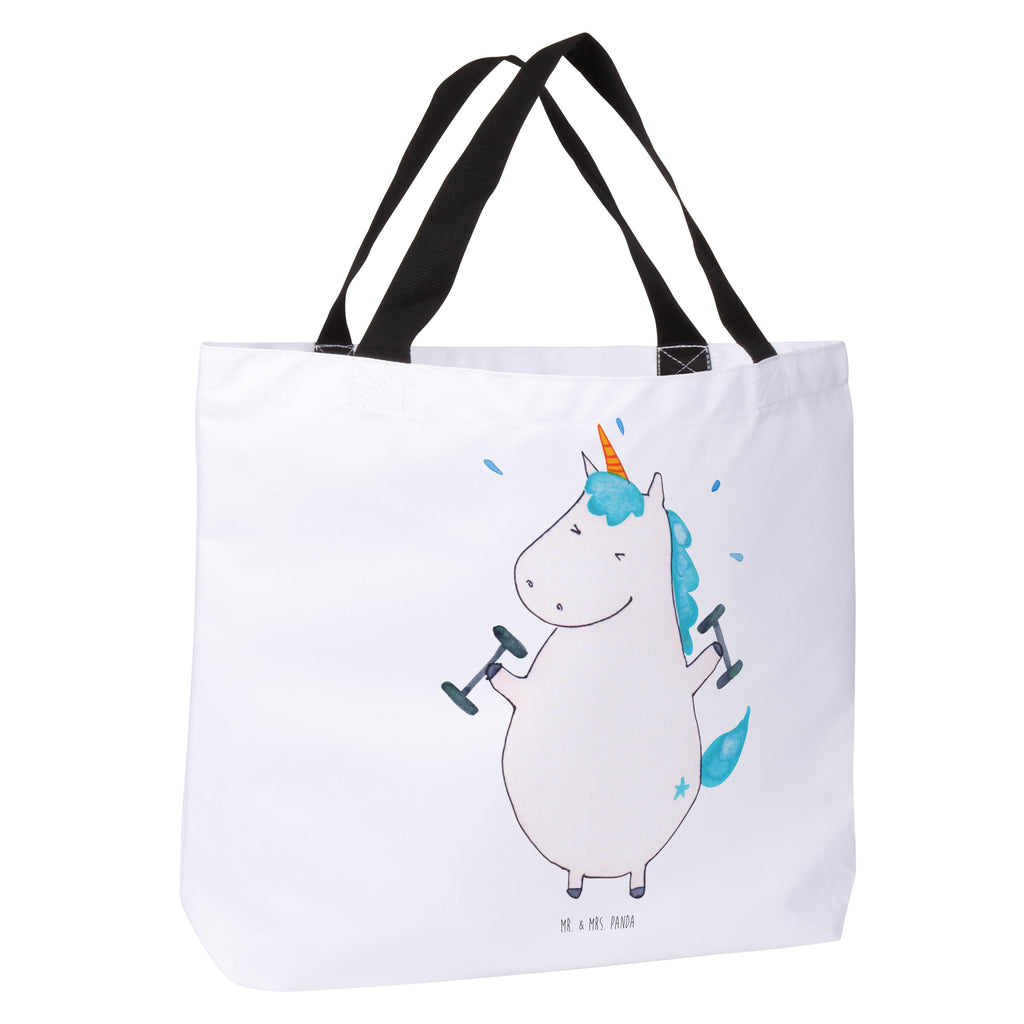 Shopper Einhorn Fitness Beutel, Einkaufstasche, Tasche, Strandtasche, Einkaufsbeutel, Shopper, Schultasche, Freizeittasche, Tragebeutel, Schulbeutel, Alltagstasche, Einhorn, Einhörner, Einhorn Deko, Pegasus, Unicorn, Gym, Fitness, Fitnessstudio, Diät, Abnehmen, Sport, Pumpen, Geräte, Sixpack