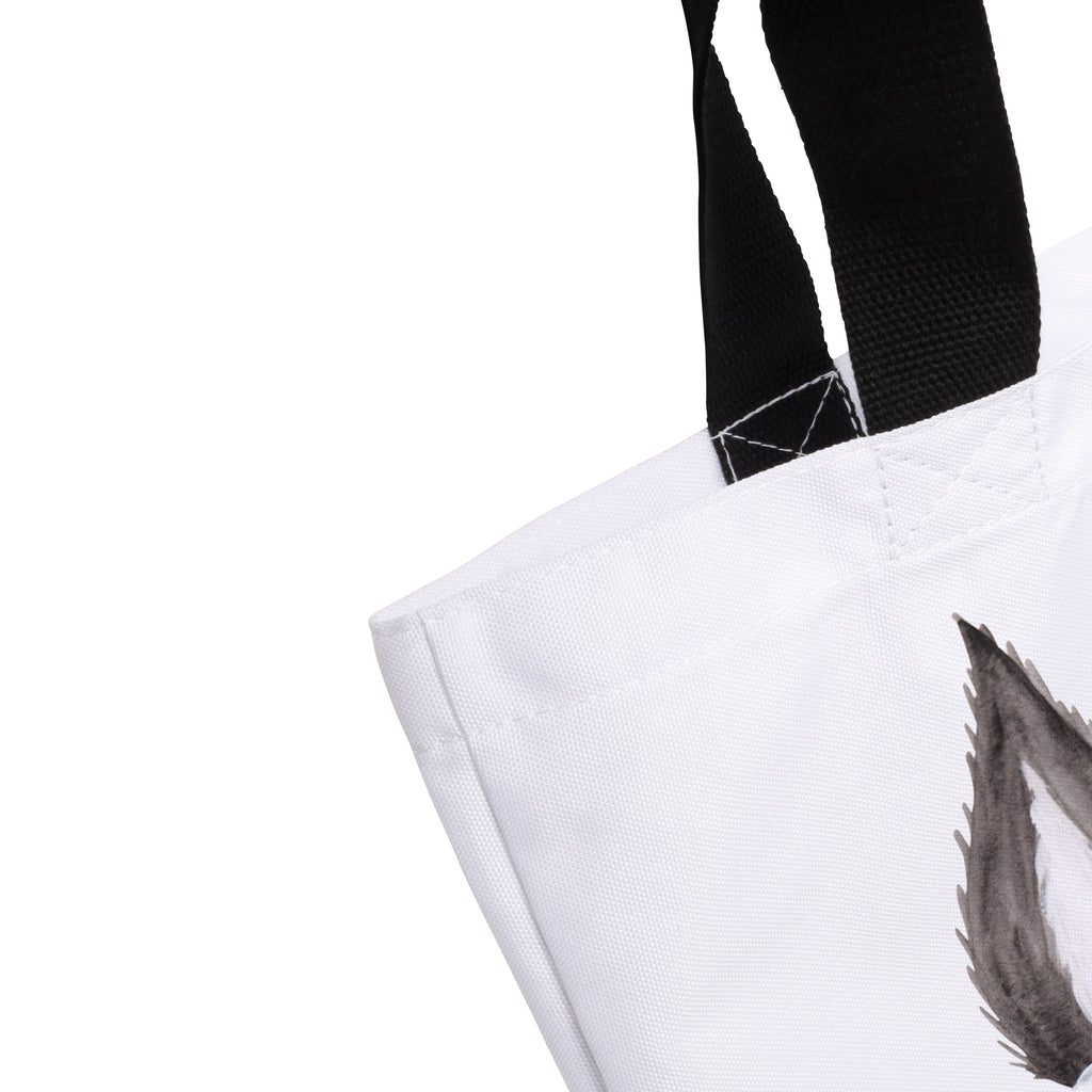 Shopper Stinktier Angriff Beutel, Einkaufstasche, Tasche, Strandtasche, Einkaufsbeutel, Shopper, Schultasche, Freizeittasche, Tragebeutel, Schulbeutel, Alltagstasche, Stinktier, Skunk, Wildtier, Raubtier, Stinker, Stinki, wütend, Drohung
