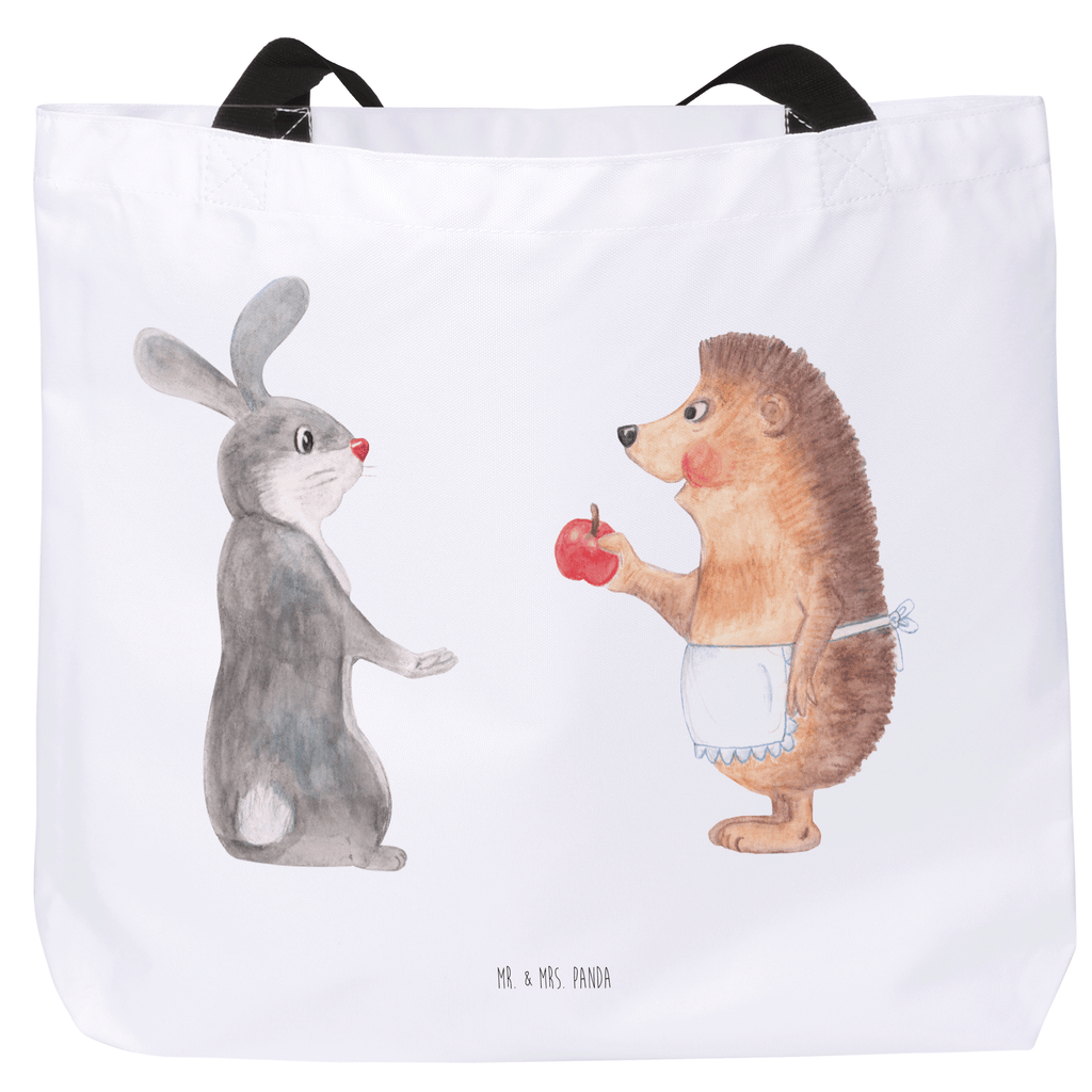 Shopper Liebe ist nie ohne Schmerz Beutel, Einkaufstasche, Tasche, Strandtasche, Einkaufsbeutel, Shopper, Schultasche, Freizeittasche, Tragebeutel, Schulbeutel, Alltagstasche, Tiermotive, Gute Laune, lustige Sprüche, Tiere, Igel und Hase, Igel, Hase, Liebe Spruch, Liebeskummer Geschenk, Herzschmerz, Trösten, Trennungsschmerz, Spruch romantisch