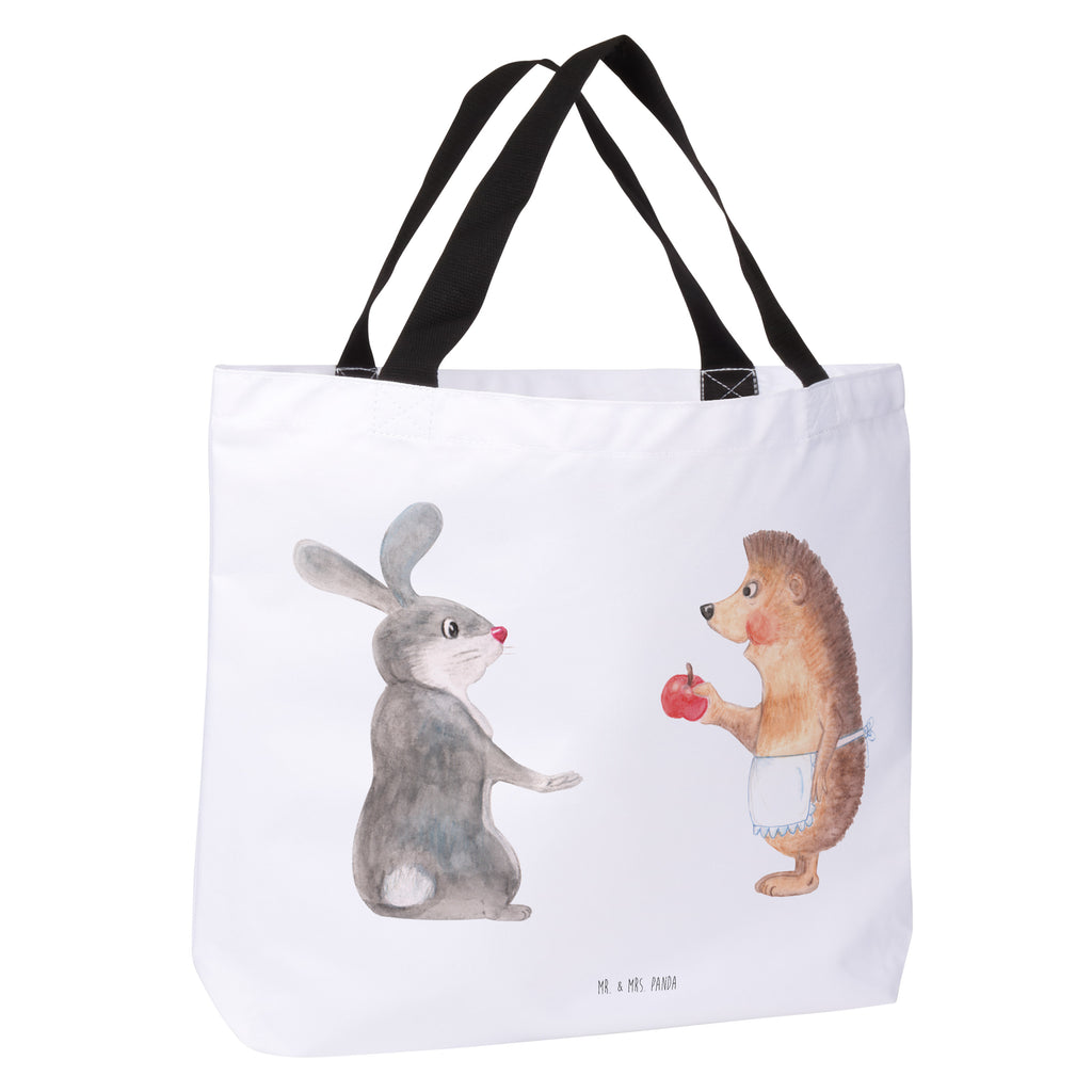 Shopper Liebe ist nie ohne Schmerz Beutel, Einkaufstasche, Tasche, Strandtasche, Einkaufsbeutel, Shopper, Schultasche, Freizeittasche, Tragebeutel, Schulbeutel, Alltagstasche, Tiermotive, Gute Laune, lustige Sprüche, Tiere, Igel und Hase, Igel, Hase, Liebe Spruch, Liebeskummer Geschenk, Herzschmerz, Trösten, Trennungsschmerz, Spruch romantisch