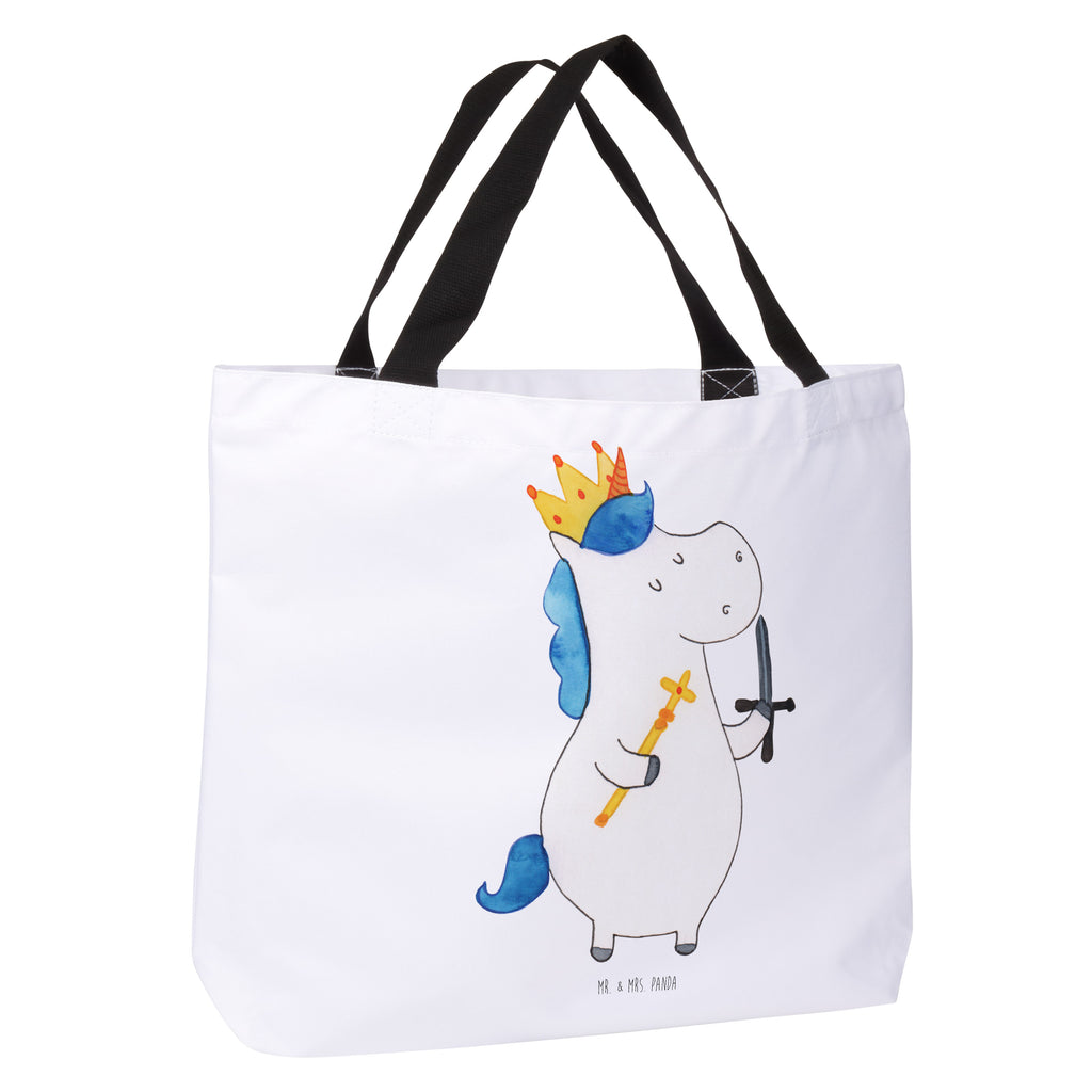 Shopper Einhorn König mit Schwert Beutel, Einkaufstasche, Tasche, Strandtasche, Einkaufsbeutel, Shopper, Schultasche, Freizeittasche, Tragebeutel, Schulbeutel, Alltagstasche, Einhorn, Einhörner, Einhorn Deko, Pegasus, Unicorn, König, Ritter, Mittelalter