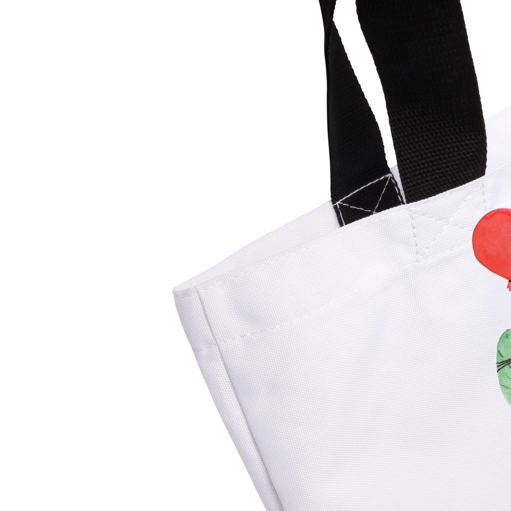 Shopper Kaktus Luftballon Beutel, Einkaufstasche, Tasche, Strandtasche, Einkaufsbeutel, Shopper, Schultasche, Freizeittasche, Tragebeutel, Schulbeutel, Alltagstasche, Kaktus, Kakteen, Luftballon, Neustart, Freude, Büro, Stress, Büroalltag, Freundin, Freund, Ausbildung, Prüfung