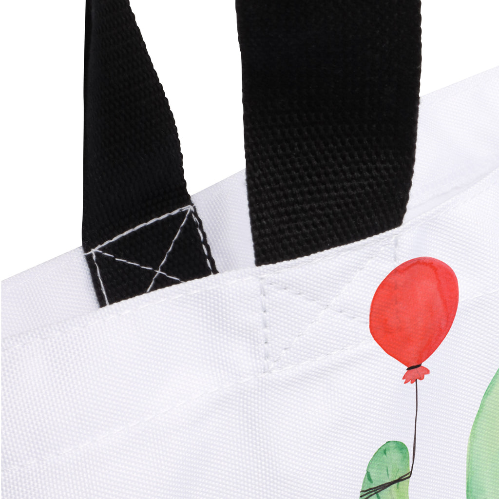 Shopper Kaktus Luftballon Beutel, Einkaufstasche, Tasche, Strandtasche, Einkaufsbeutel, Shopper, Schultasche, Freizeittasche, Tragebeutel, Schulbeutel, Alltagstasche, Kaktus, Kakteen, Luftballon, Neustart, Freude, Büro, Stress, Büroalltag, Freundin, Freund, Ausbildung, Prüfung