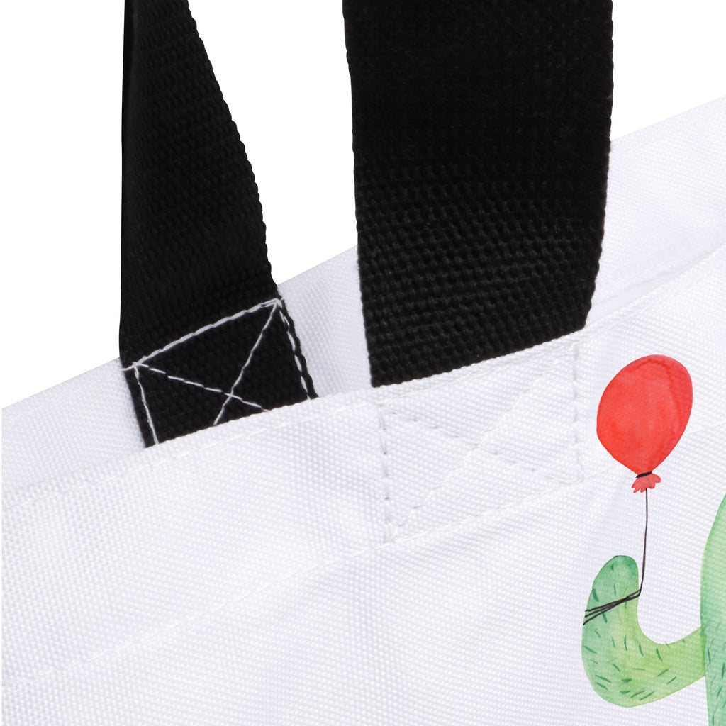 Shopper Kaktus Luftballon Beutel, Einkaufstasche, Tasche, Strandtasche, Einkaufsbeutel, Shopper, Schultasche, Freizeittasche, Tragebeutel, Schulbeutel, Alltagstasche, Kaktus, Kakteen, Luftballon, Neustart, Freude, Büro, Stress, Büroalltag, Freundin, Freund, Ausbildung, Prüfung