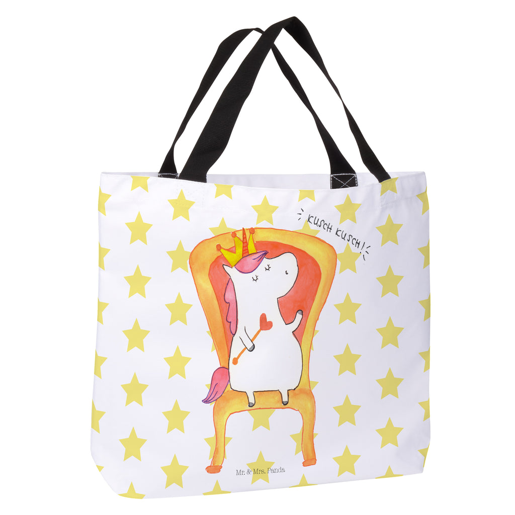 Shopper Einhorn König Beutel, Einkaufstasche, Tasche, Strandtasche, Einkaufsbeutel, Shopper, Schultasche, Freizeittasche, Tragebeutel, Schulbeutel, Alltagstasche, Einhorn, Einhörner, Einhorn Deko, Pegasus, Unicorn, König, Präsident, Bundeskanzler, Herrscher, Kaiser, Prinzessin, Krone