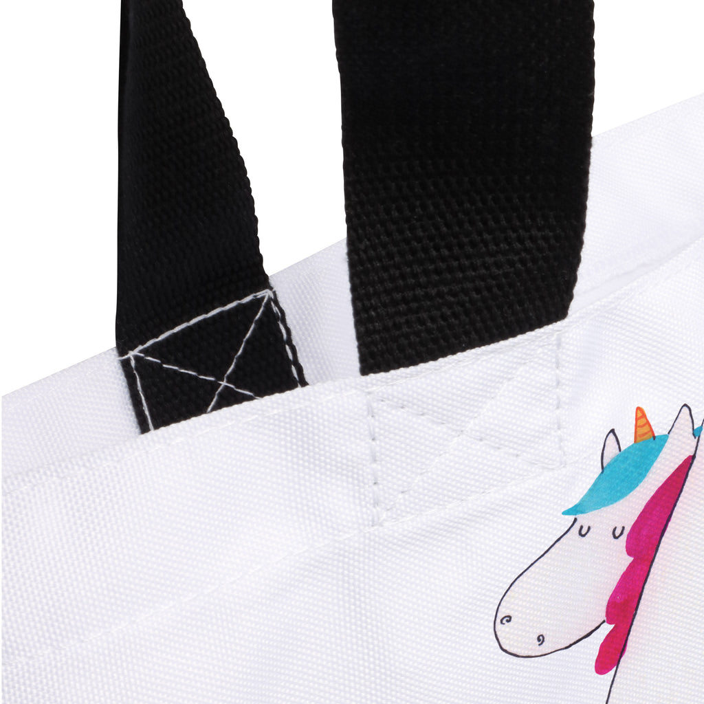Shopper Einhorn Mitteilung Beutel, Einkaufstasche, Tasche, Strandtasche, Einkaufsbeutel, Shopper, Schultasche, Freizeittasche, Tragebeutel, Schulbeutel, Alltagstasche, Einhorn, Einhörner, Einhorn Deko, Pegasus, Unicorn, Valentinstag, Valentine, Liebe, Geschenk, Partner, Ehe, lustig, witzig, Spruch
