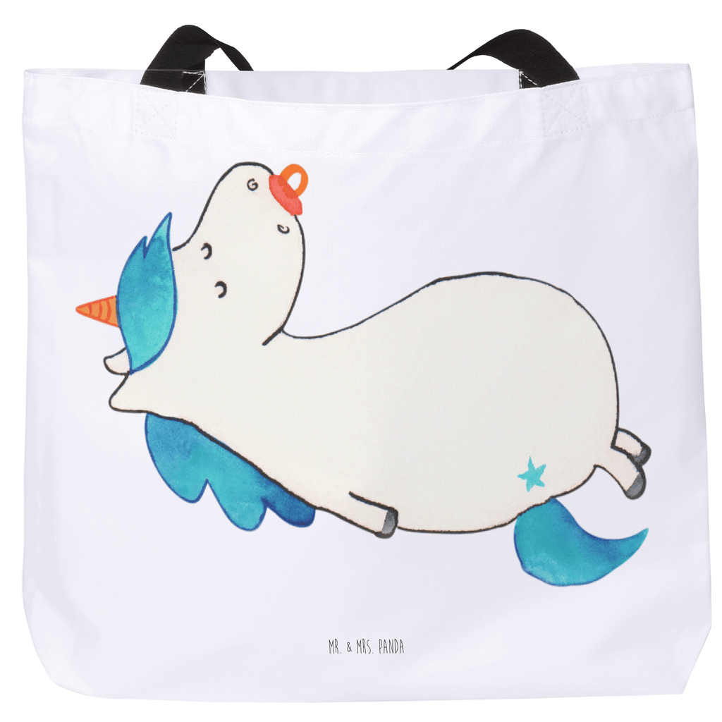 Shopper Einhorn Schnullie Beutel, Einkaufstasche, Tasche, Strandtasche, Einkaufsbeutel, Shopper, Schultasche, Freizeittasche, Tragebeutel, Schulbeutel, Alltagstasche, Einhorn, Einhörner, Einhorn Deko, Pegasus, Unicorn, Baby, Kleinkind, Geburt, Geburtstag, Säugling, Schnuller, Geschenk Geburt, Mutter, Mama