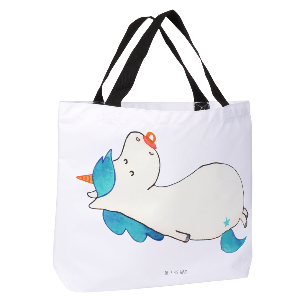 Shopper Einhorn Schnullie Beutel, Einkaufstasche, Tasche, Strandtasche, Einkaufsbeutel, Shopper, Schultasche, Freizeittasche, Tragebeutel, Schulbeutel, Alltagstasche, Einhorn, Einhörner, Einhorn Deko, Pegasus, Unicorn, Baby, Kleinkind, Geburt, Geburtstag, Säugling, Schnuller, Geschenk Geburt, Mutter, Mama