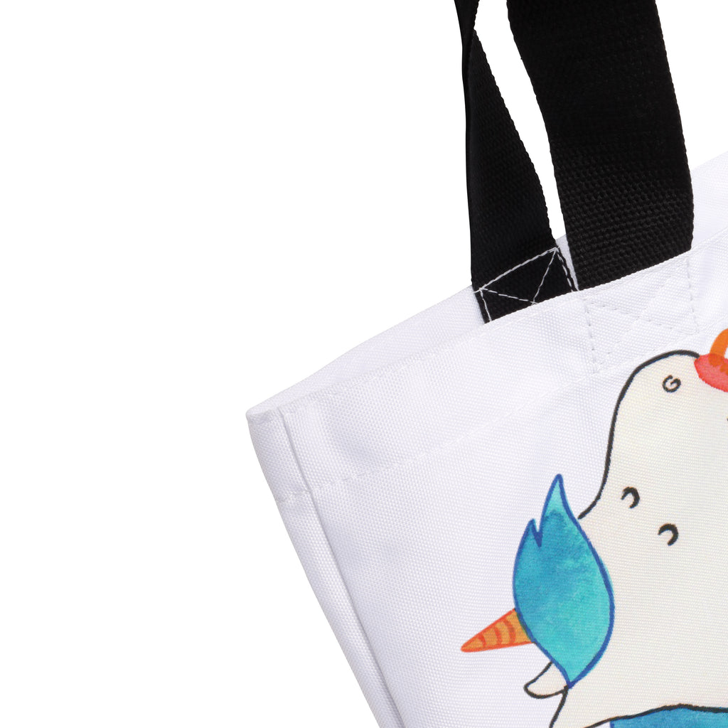 Shopper Einhorn Schnullie Beutel, Einkaufstasche, Tasche, Strandtasche, Einkaufsbeutel, Shopper, Schultasche, Freizeittasche, Tragebeutel, Schulbeutel, Alltagstasche, Einhorn, Einhörner, Einhorn Deko, Pegasus, Unicorn, Baby, Kleinkind, Geburt, Geburtstag, Säugling, Schnuller, Geschenk Geburt, Mutter, Mama