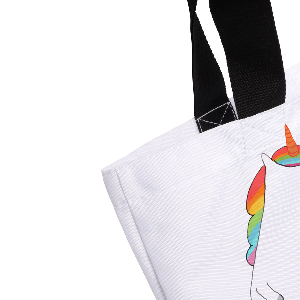 Shopper Einhorn + Schweinhorn Beutel, Einkaufstasche, Tasche, Strandtasche, Einkaufsbeutel, Shopper, Schultasche, Freizeittasche, Tragebeutel, Schulbeutel, Alltagstasche, Einhorn, Einhörner, Einhorn Deko, Pegasus, Unicorn, Freundschaft, Schweinhorn, Schwein, Freundin, Schweinchen