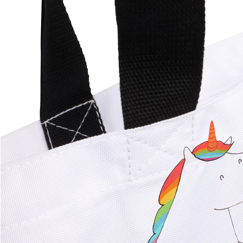 Shopper Einhorn + Schweinhorn Beutel, Einkaufstasche, Tasche, Strandtasche, Einkaufsbeutel, Shopper, Schultasche, Freizeittasche, Tragebeutel, Schulbeutel, Alltagstasche, Einhorn, Einhörner, Einhorn Deko, Pegasus, Unicorn, Freundschaft, Schweinhorn, Schwein, Freundin, Schweinchen