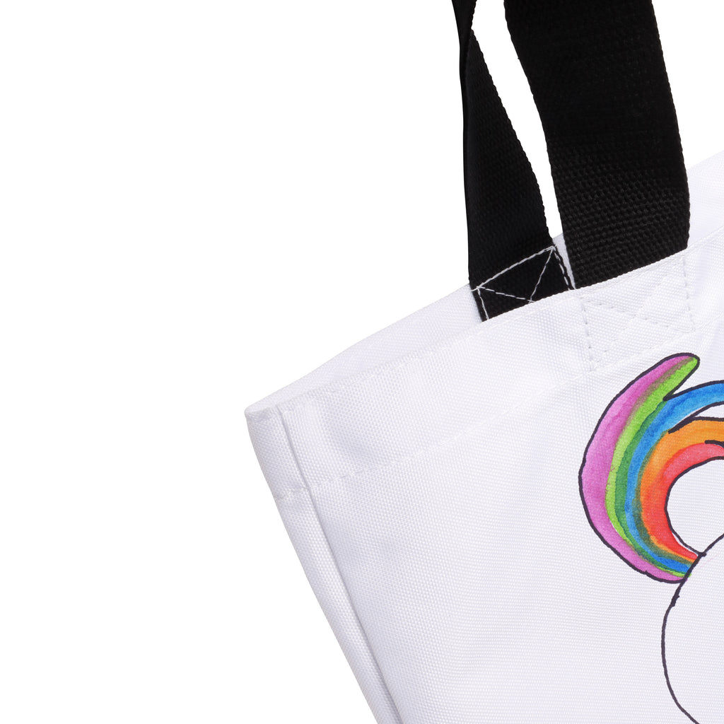 Shopper Einhorn stolzierend Beutel, Einkaufstasche, Tasche, Strandtasche, Einkaufsbeutel, Shopper, Schultasche, Freizeittasche, Tragebeutel, Schulbeutel, Alltagstasche, Einhorn, Einhörner, Einhorn Deko, Pegasus, Unicorn, stolz, anders, bunt, Pferd, Reiter, Reiten, Freundin, Geschenk