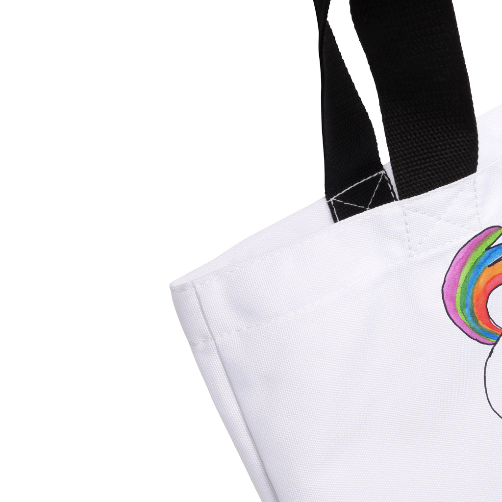 Shopper Einhorn stolzierend Beutel, Einkaufstasche, Tasche, Strandtasche, Einkaufsbeutel, Shopper, Schultasche, Freizeittasche, Tragebeutel, Schulbeutel, Alltagstasche, Einhorn, Einhörner, Einhorn Deko, Pegasus, Unicorn, stolz, anders, bunt, Pferd, Reiter, Reiten, Freundin, Geschenk