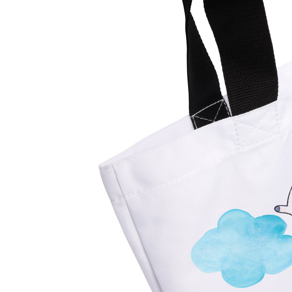 Shopper Einhorn verliebt auf Wolke Beutel, Einkaufstasche, Tasche, Strandtasche, Einkaufsbeutel, Shopper, Schultasche, Freizeittasche, Tragebeutel, Schulbeutel, Alltagstasche, Einhorn, Einhörner, Einhorn Deko, Pegasus, Unicorn, verliebt, Liebe, Liebesbeweis, Freundin, Wolke
