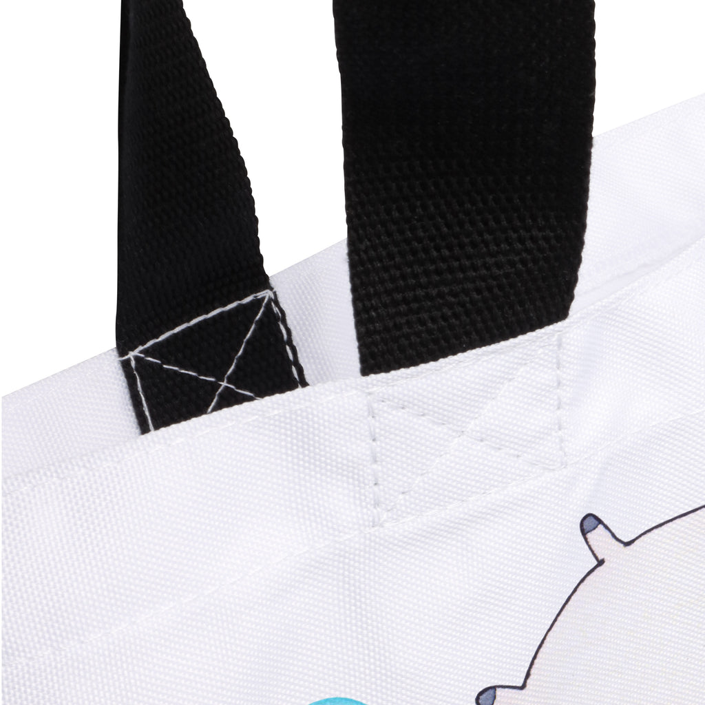 Shopper Einhorn verliebt auf Wolke Beutel, Einkaufstasche, Tasche, Strandtasche, Einkaufsbeutel, Shopper, Schultasche, Freizeittasche, Tragebeutel, Schulbeutel, Alltagstasche, Einhorn, Einhörner, Einhorn Deko, Pegasus, Unicorn, verliebt, Liebe, Liebesbeweis, Freundin, Wolke