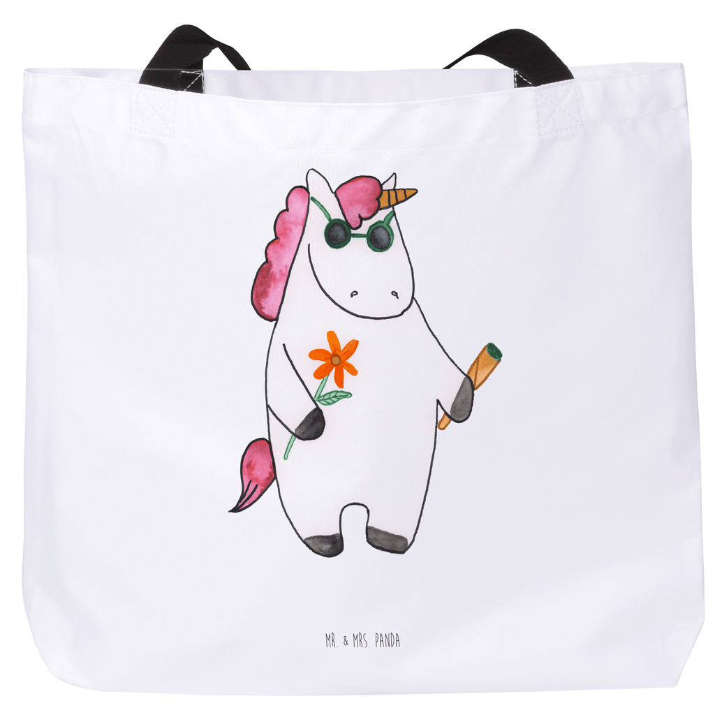 Shopper Einhorn Woodstock Beutel, Einkaufstasche, Tasche, Strandtasche, Einkaufsbeutel, Shopper, Schultasche, Freizeittasche, Tragebeutel, Schulbeutel, Alltagstasche, Einhorn, Einhörner, Einhorn Deko, Pegasus, Unicorn, Kiffen, Joint, Zigarette, Alkohol, Party, Spaß. lustig, witzig, Woodstock