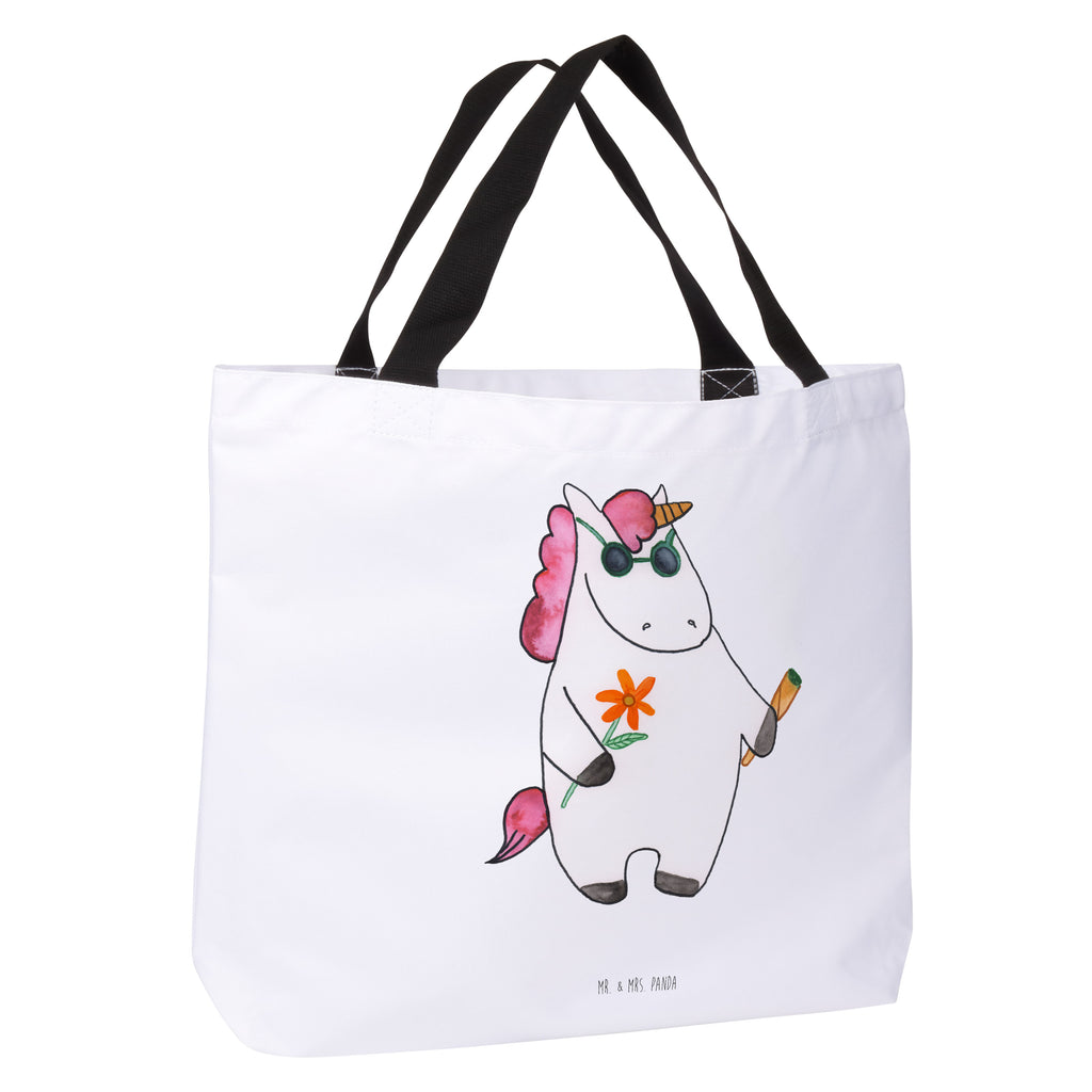Shopper Einhorn Woodstock Beutel, Einkaufstasche, Tasche, Strandtasche, Einkaufsbeutel, Shopper, Schultasche, Freizeittasche, Tragebeutel, Schulbeutel, Alltagstasche, Einhorn, Einhörner, Einhorn Deko, Pegasus, Unicorn, Kiffen, Joint, Zigarette, Alkohol, Party, Spaß. lustig, witzig, Woodstock