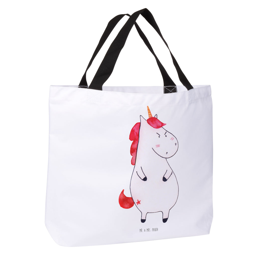 Shopper Einhorn wütend Beutel, Einkaufstasche, Tasche, Strandtasche, Einkaufsbeutel, Shopper, Schultasche, Freizeittasche, Tragebeutel, Schulbeutel, Alltagstasche, Einhorn, Einhörner, Einhorn Deko, Pegasus, Unicorn, Realität, Ansage, lustlos, nein, Büro, Arbeit, wütend, dumme Fragen, lustig, Spaß, Geschenk